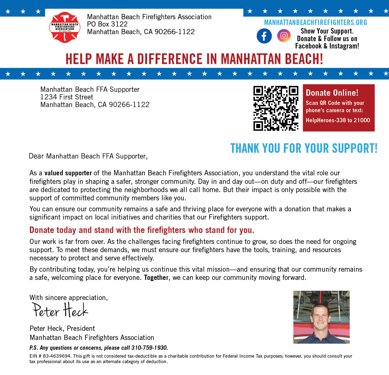 Donation Letter